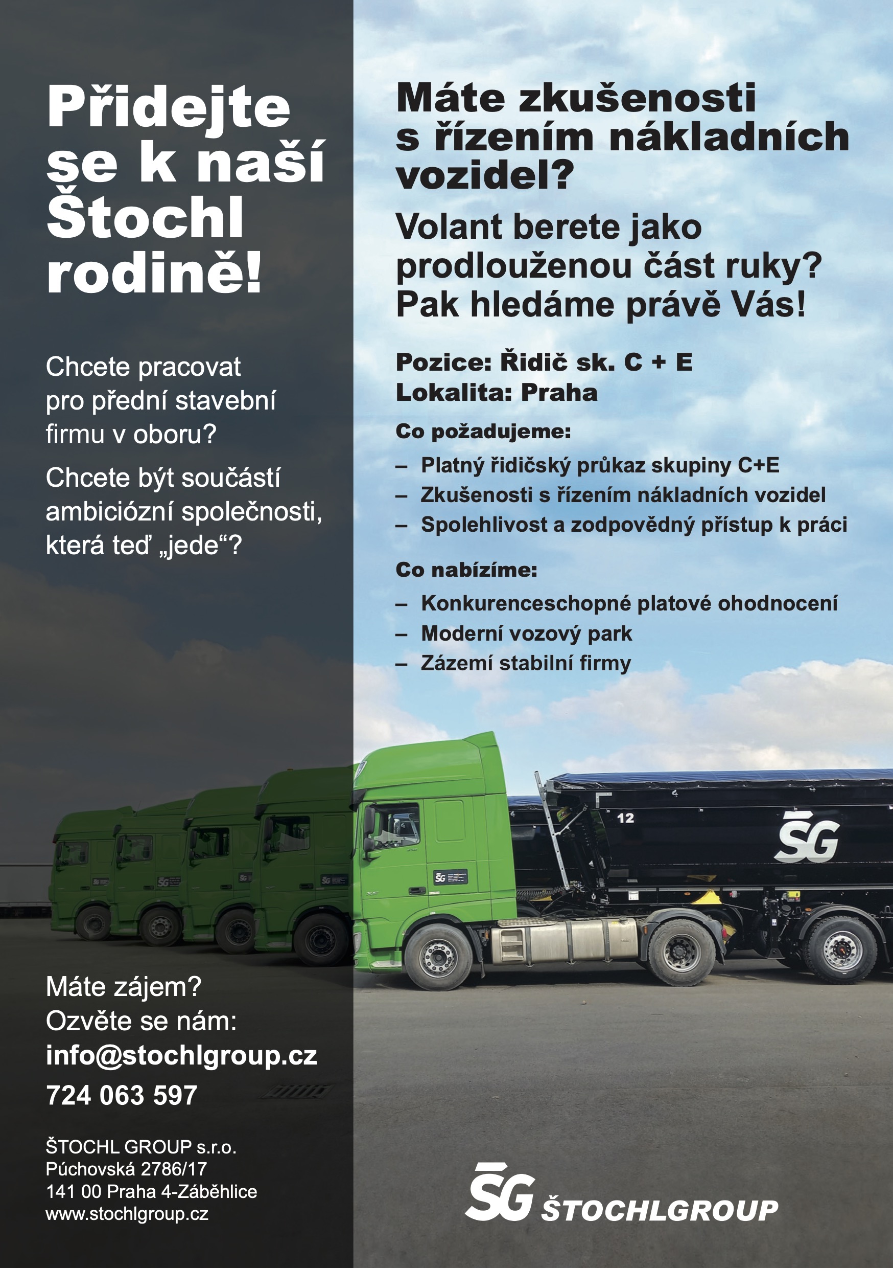 Přidejte se k naší Štochl rodině!
